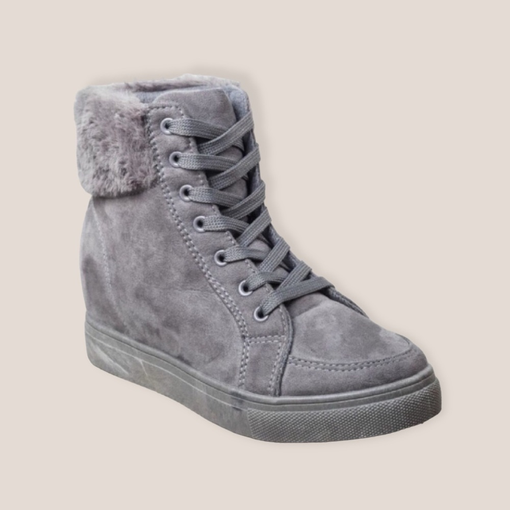 🚨CLEARANCE 🚨Lace-up Fur Boot🔥